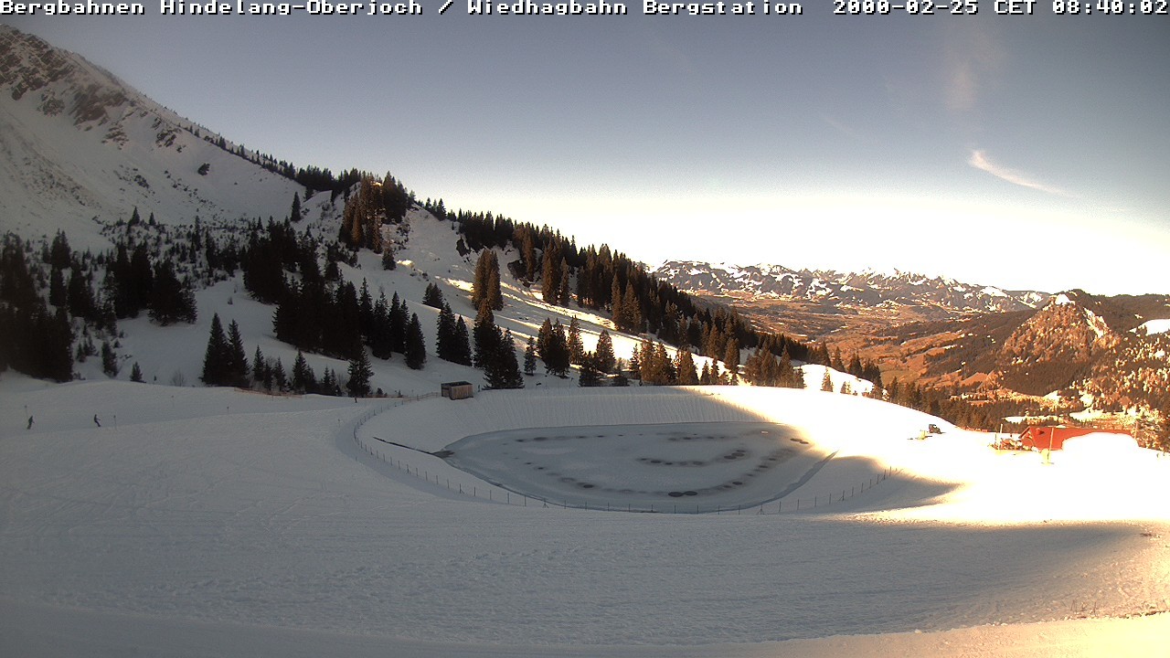 Archiv Foto Webcam Bad Hindelang - Bergstation Wiedhag Alpe