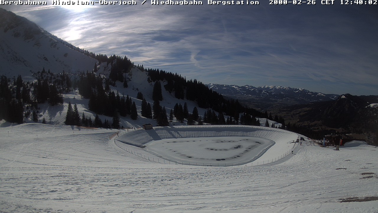 Archiv Foto Webcam Bad Hindelang - Bergstation Wiedhag Alpe