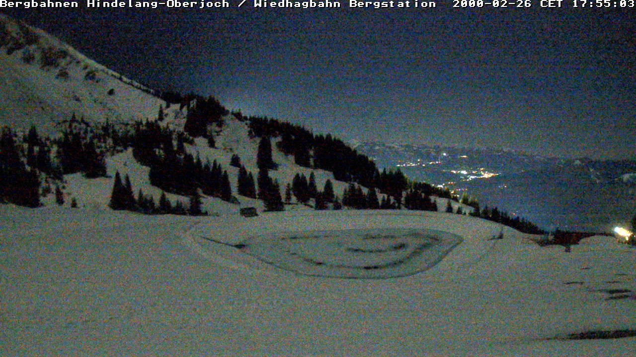 Archiv Foto Webcam Bad Hindelang - Bergstation Wiedhag Alpe