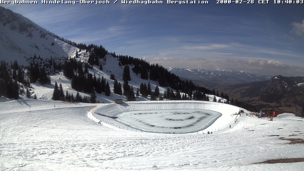 Archiv Foto Webcam Bad Hindelang - Bergstation Wiedhag Alpe