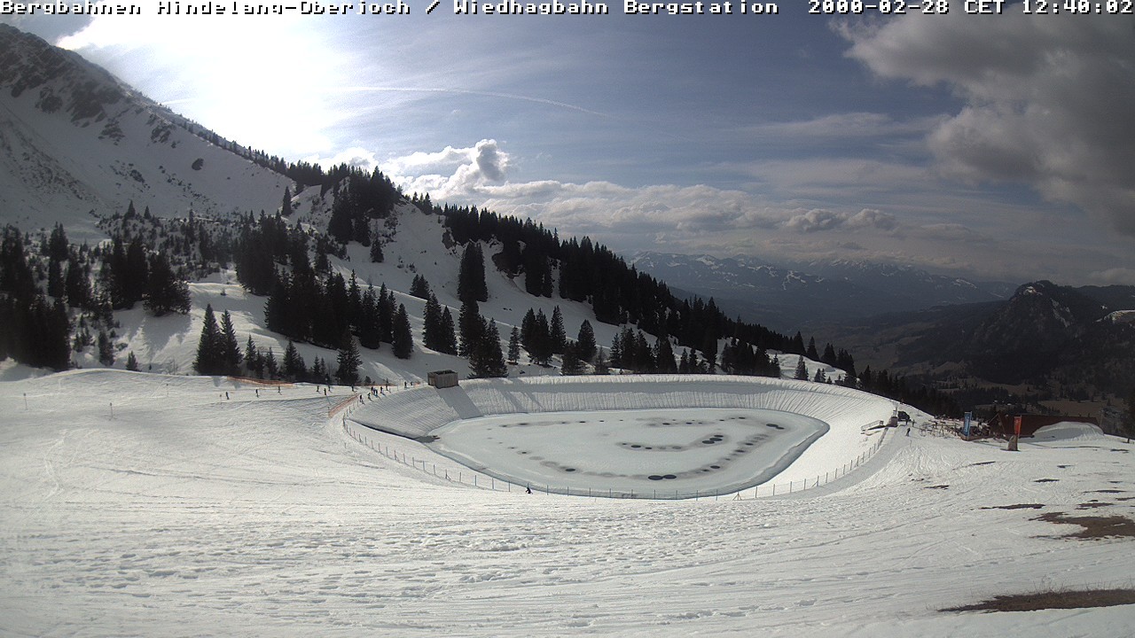 Archiv Foto Webcam Bad Hindelang - Bergstation Wiedhag Alpe
