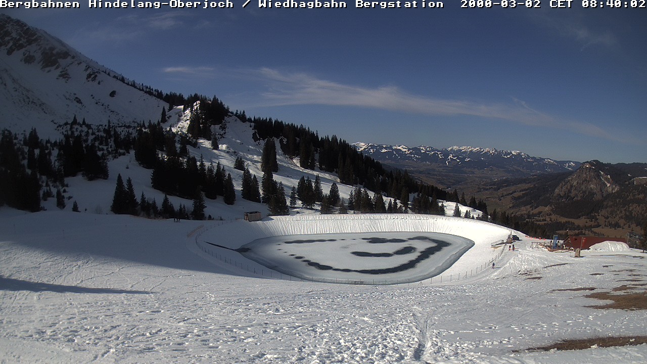 Archiv Foto Webcam Bad Hindelang - Bergstation Wiedhag Alpe