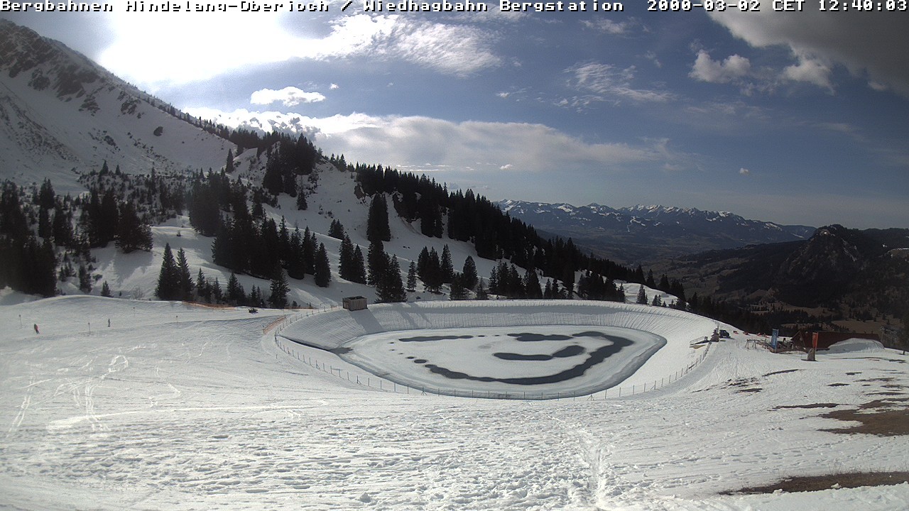 Archiv Foto Webcam Bad Hindelang - Bergstation Wiedhag Alpe