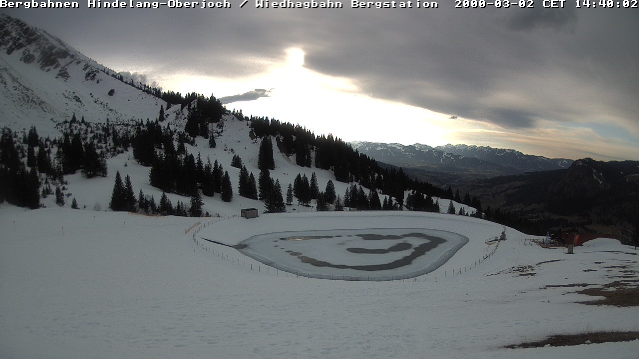 Archiv Foto Webcam Bad Hindelang - Bergstation Wiedhag Alpe