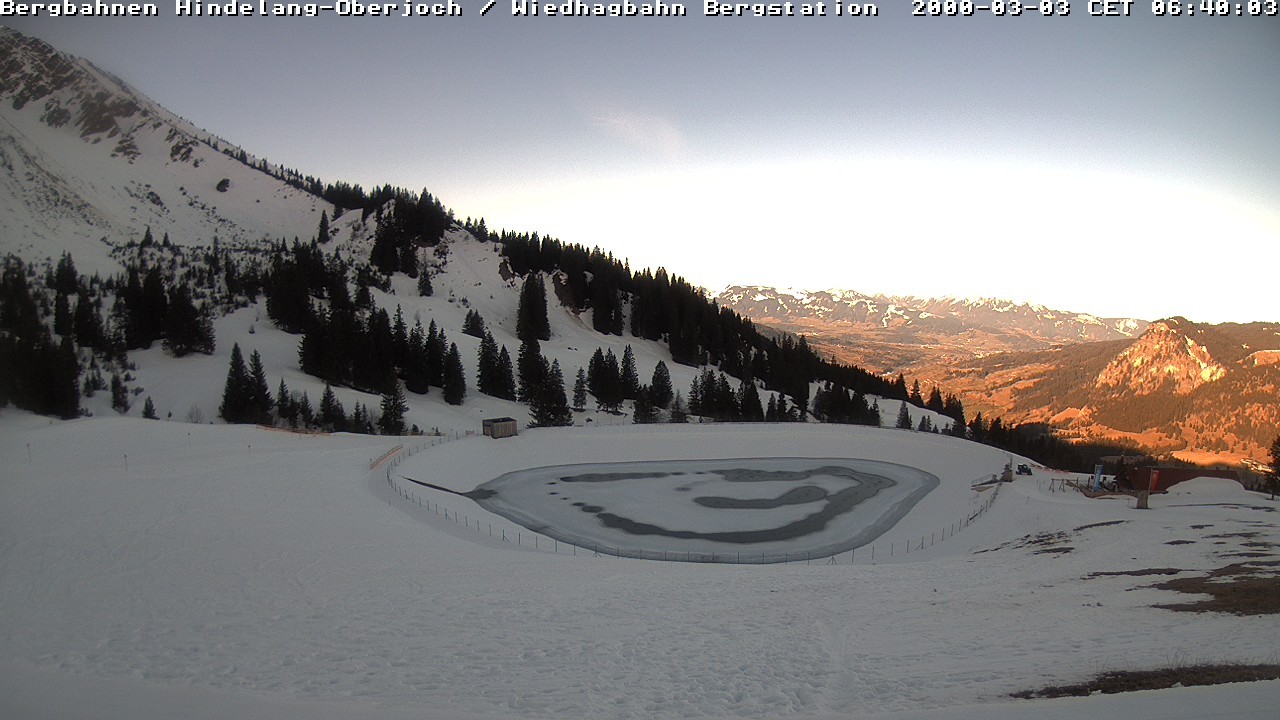 Archiv Foto Webcam Bad Hindelang - Bergstation Wiedhag Alpe