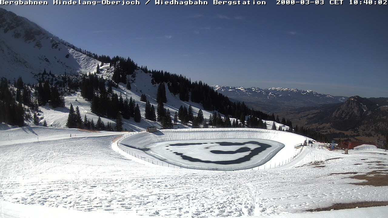 Archiv Foto Webcam Bad Hindelang - Bergstation Wiedhag Alpe