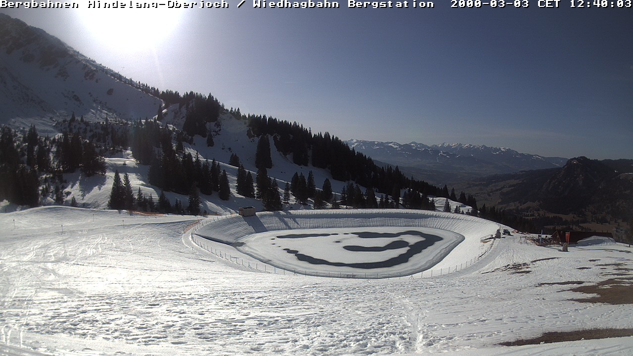 Archiv Foto Webcam Bad Hindelang - Bergstation Wiedhag Alpe