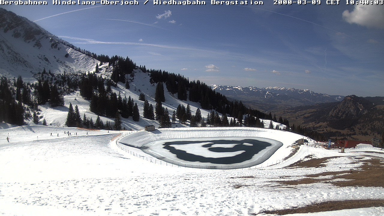 Archiv Foto Webcam Bad Hindelang - Bergstation Wiedhag Alpe