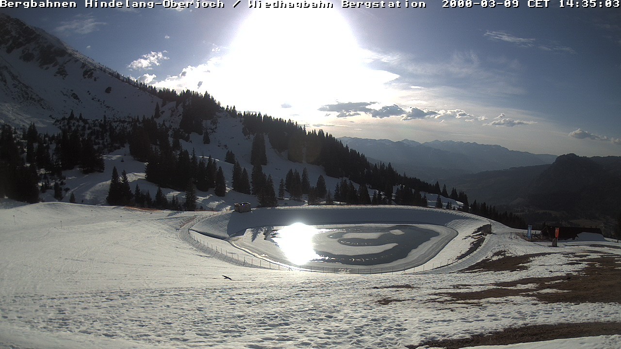 Archiv Foto Webcam Bad Hindelang - Bergstation Wiedhag Alpe