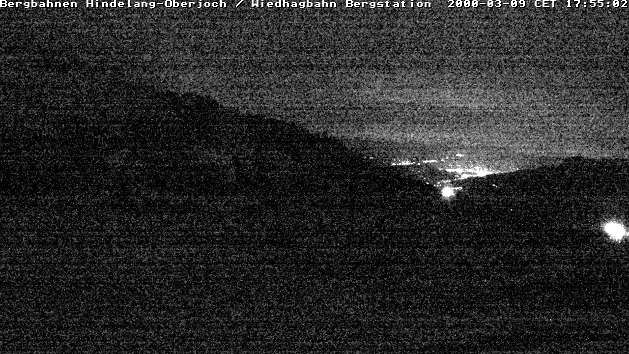 Archiv Foto Webcam Bad Hindelang - Bergstation Wiedhag Alpe