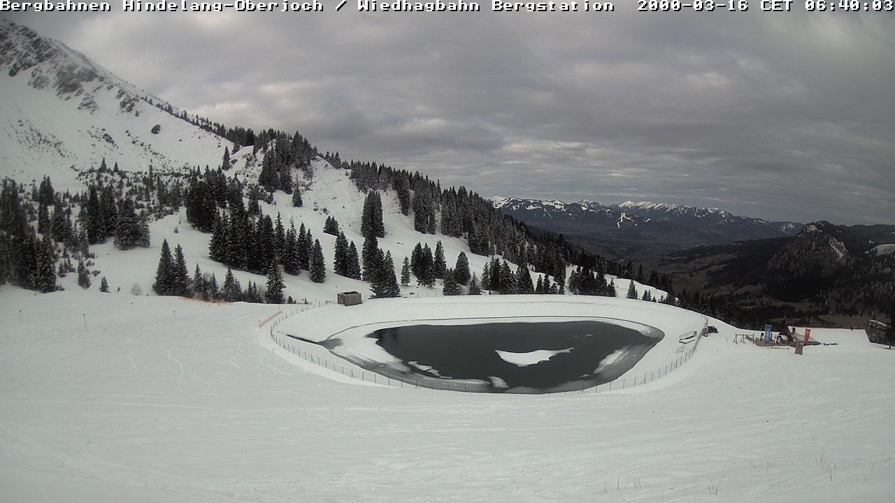 Archiv Foto Webcam Bad Hindelang - Bergstation Wiedhag Alpe