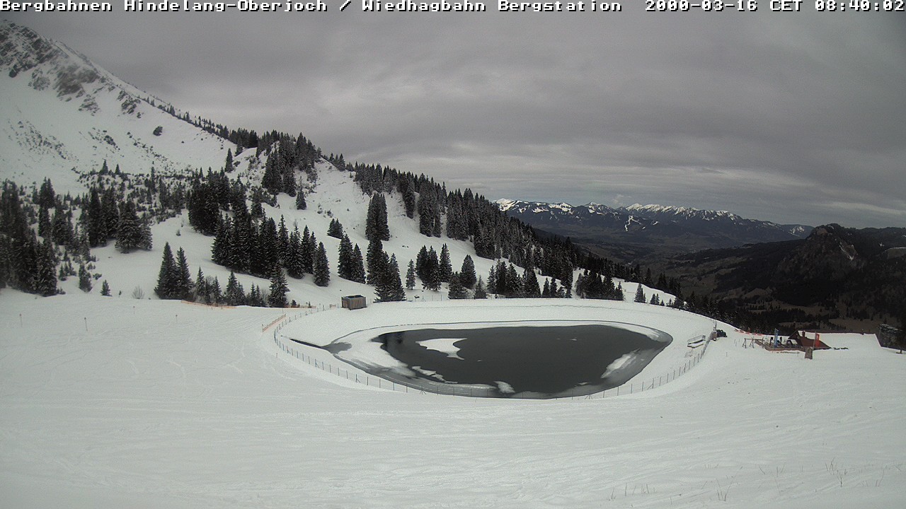Archiv Foto Webcam Bad Hindelang - Bergstation Wiedhag Alpe