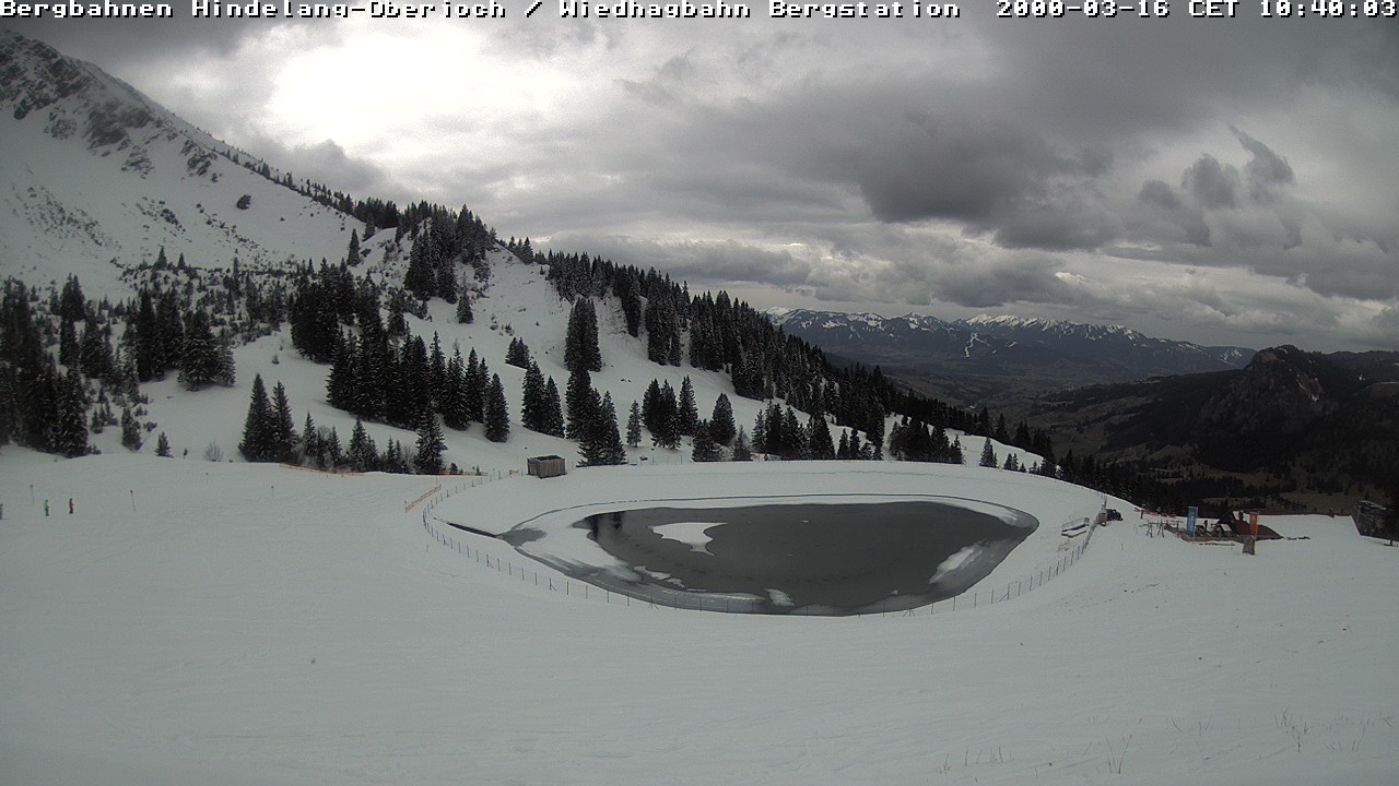 Archiv Foto Webcam Bad Hindelang - Bergstation Wiedhag Alpe