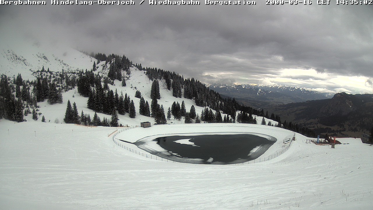 Archiv Foto Webcam Bad Hindelang - Bergstation Wiedhag Alpe