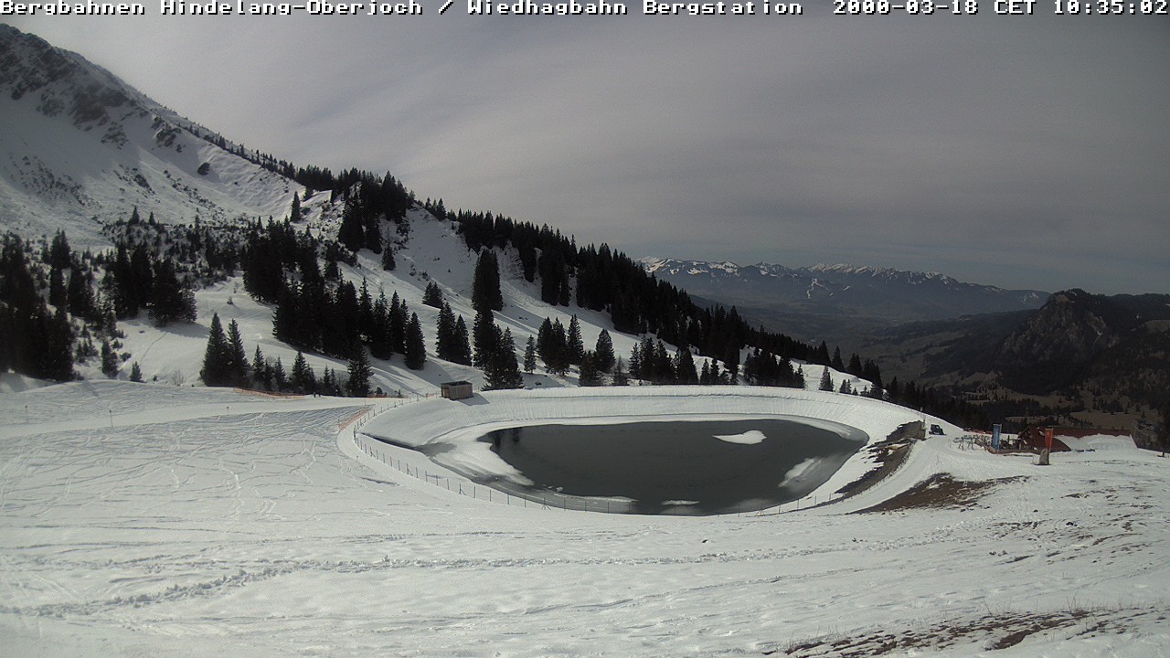 Archiv Foto Webcam Bad Hindelang - Bergstation Wiedhag Alpe