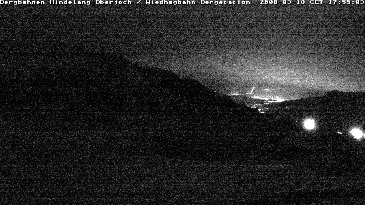 Archiv Foto Webcam Bad Hindelang - Bergstation Wiedhag Alpe