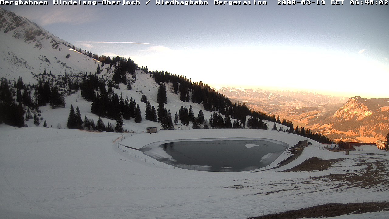 Archived image Webcam Bad Hindelang - Wiedhag Alp top station