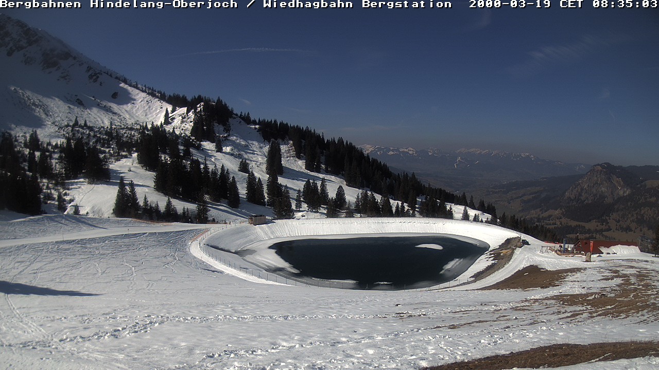 Archived image Webcam Bad Hindelang - Wiedhag Alp top station