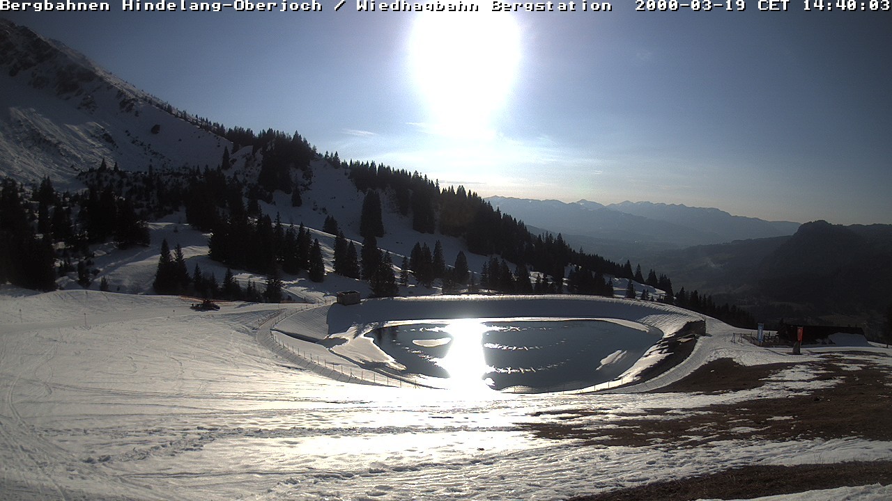 Archived image Webcam Bad Hindelang - Wiedhag Alp top station