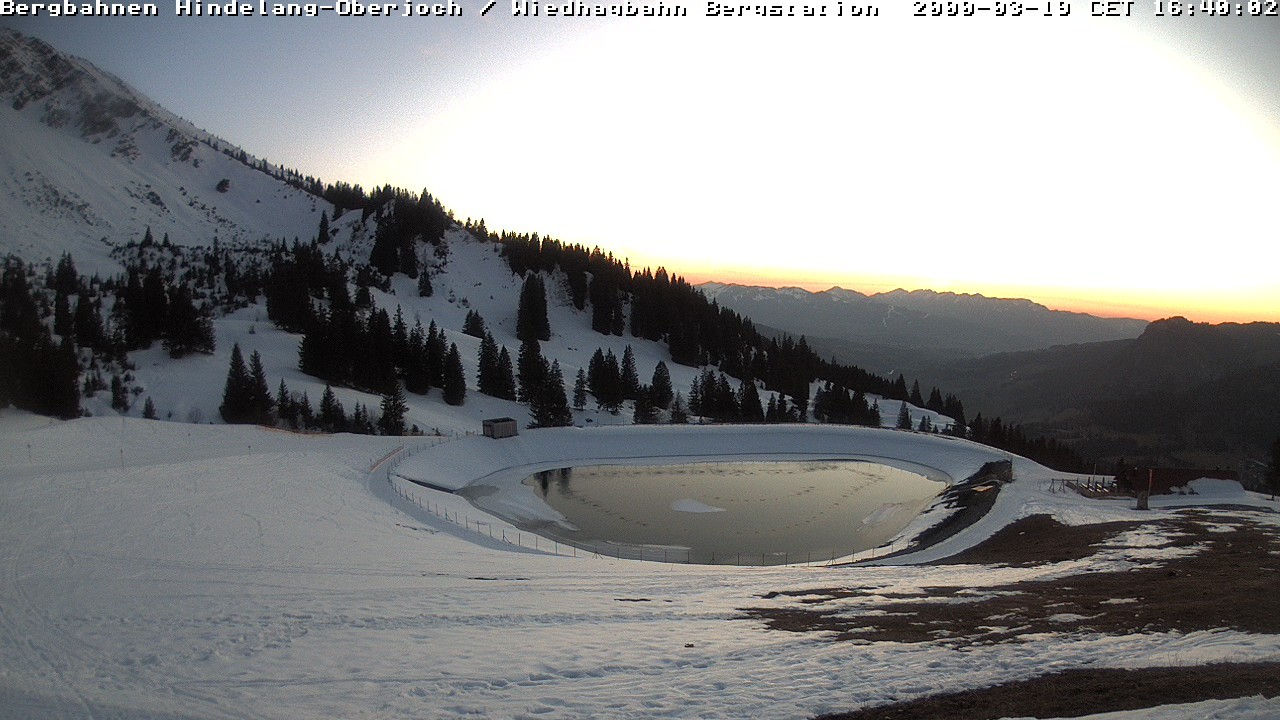 Archived image Webcam Bad Hindelang - Wiedhag Alp top station