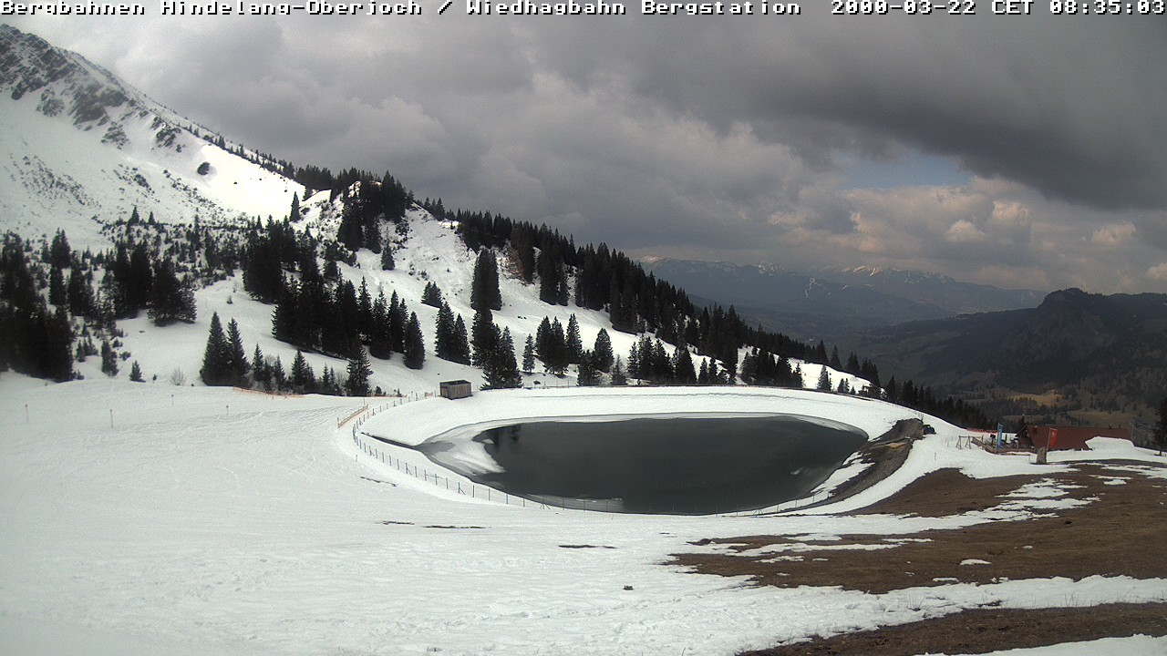 Archiv Foto Webcam Bad Hindelang - Bergstation Wiedhag Alpe