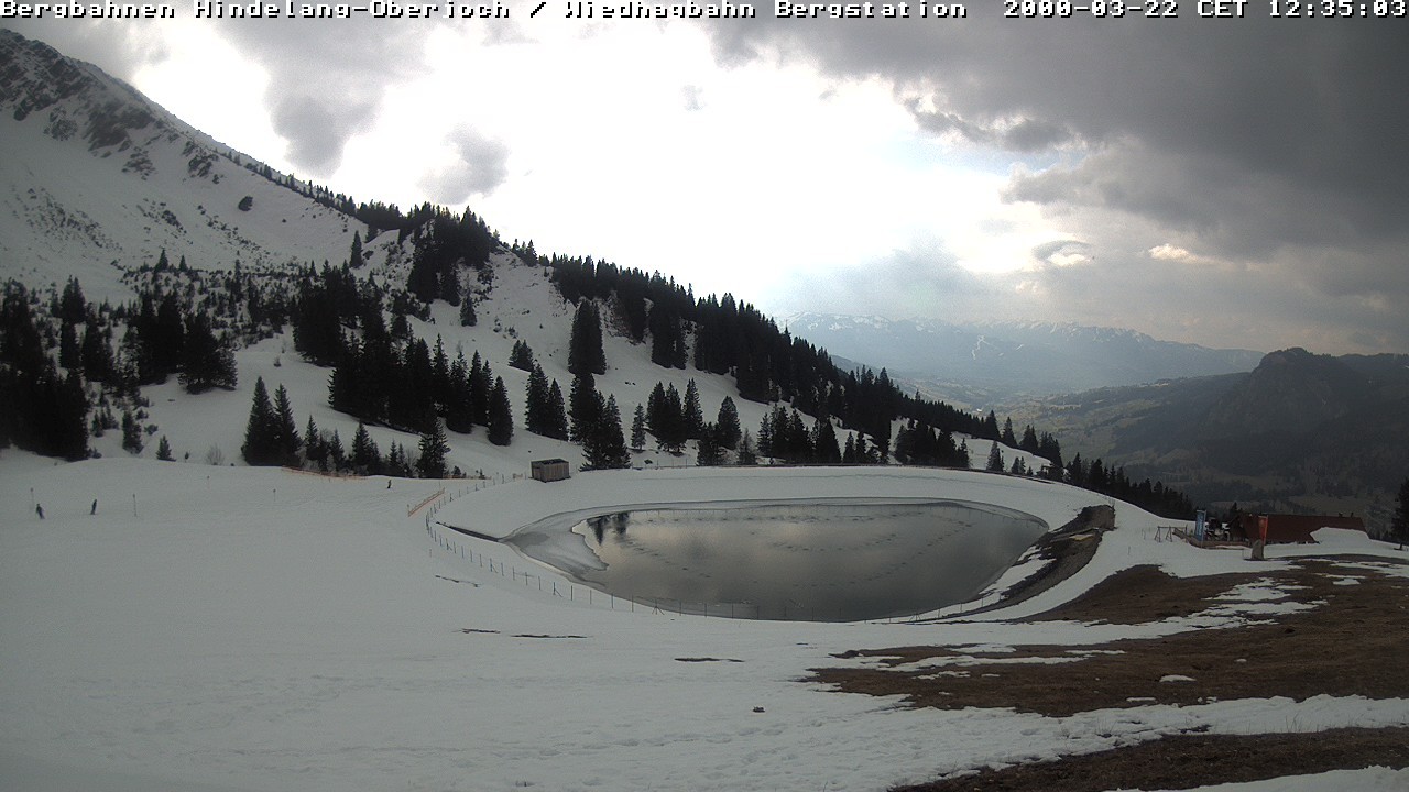 Archiv Foto Webcam Bad Hindelang - Bergstation Wiedhag Alpe