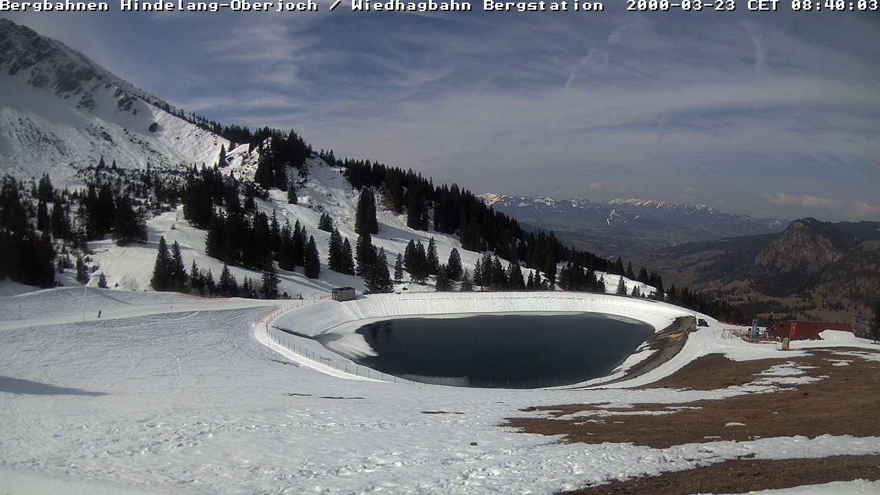 Archived image Webcam Bad Hindelang - Wiedhag Alp top station