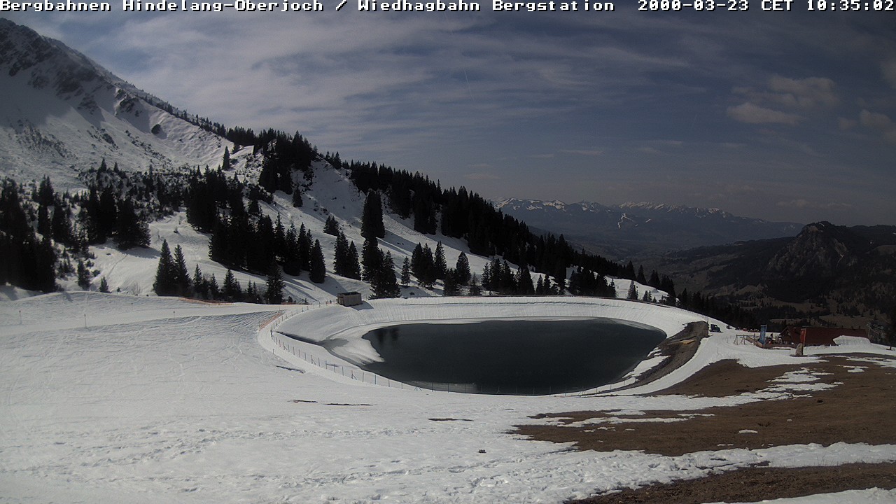 Archived image Webcam Bad Hindelang - Wiedhag Alp top station