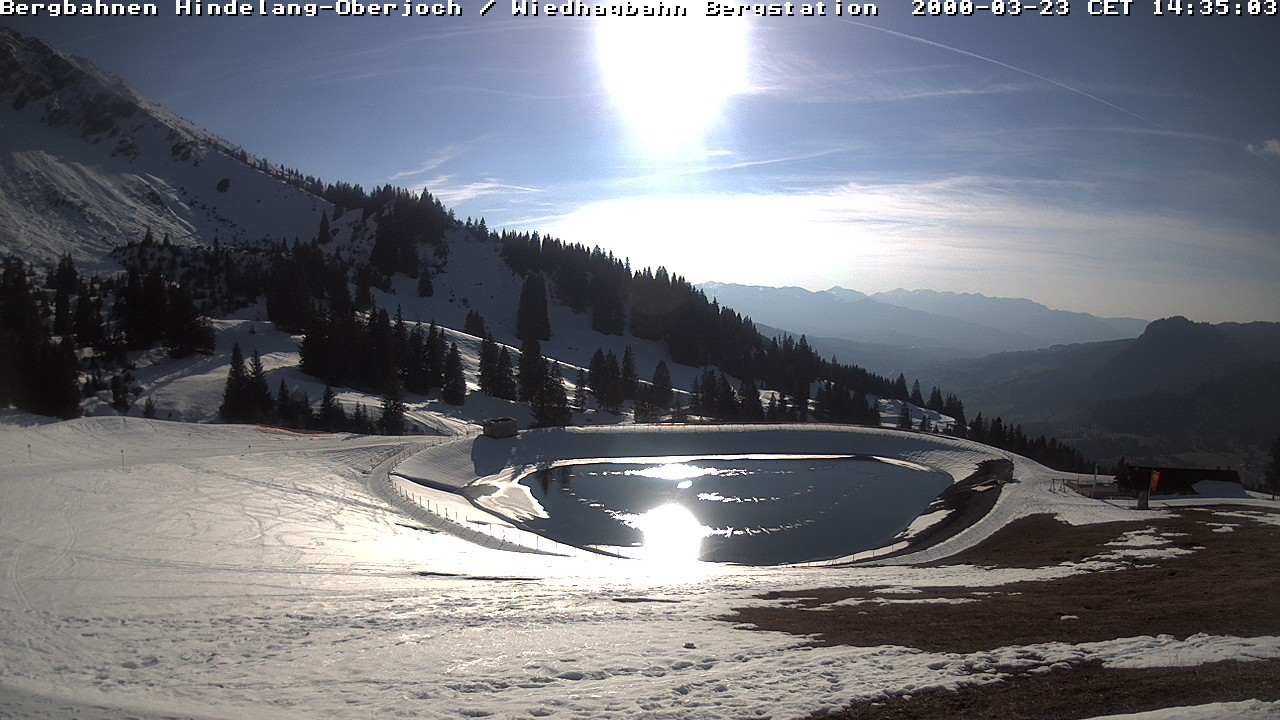Archived image Webcam Bad Hindelang - Wiedhag Alp top station