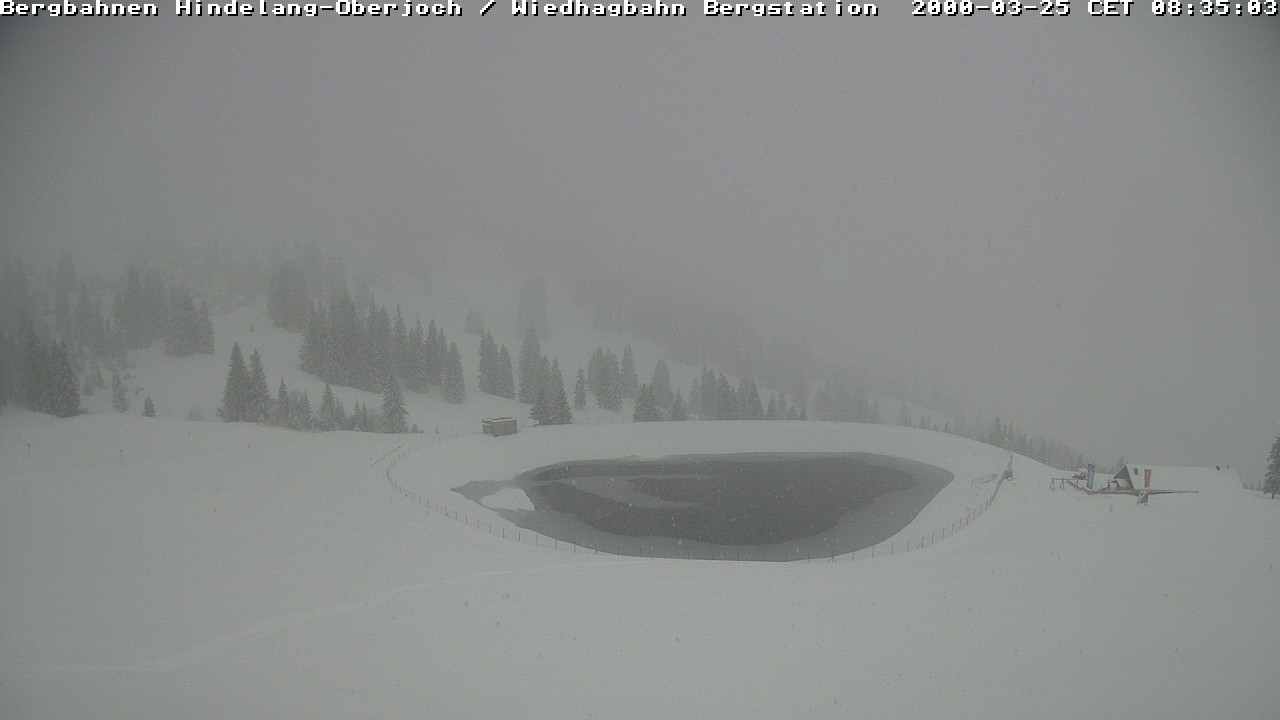 Archiv Foto Webcam Bad Hindelang - Bergstation Wiedhag Alpe