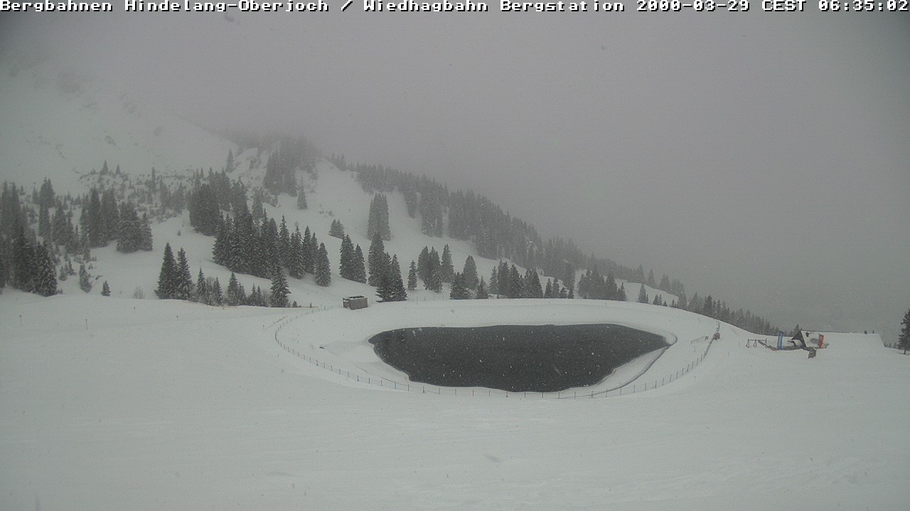 Archiv Foto Webcam Bad Hindelang - Bergstation Wiedhag Alpe