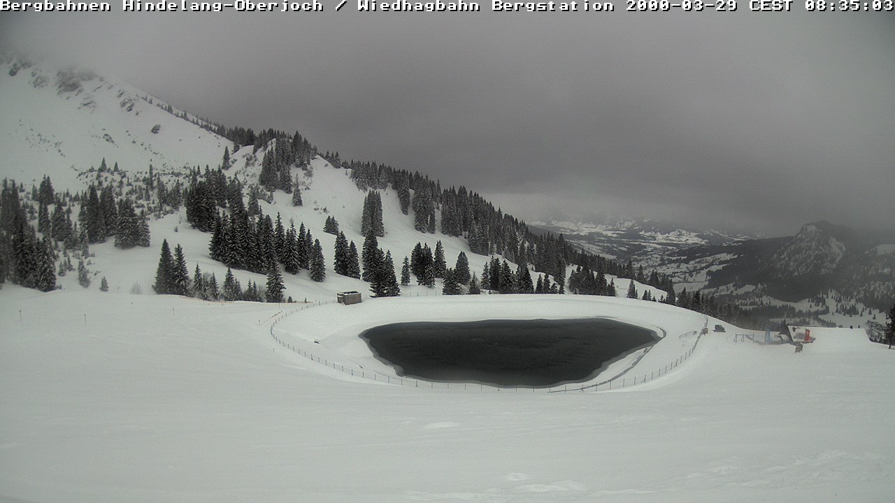 Archiv Foto Webcam Bad Hindelang - Bergstation Wiedhag Alpe