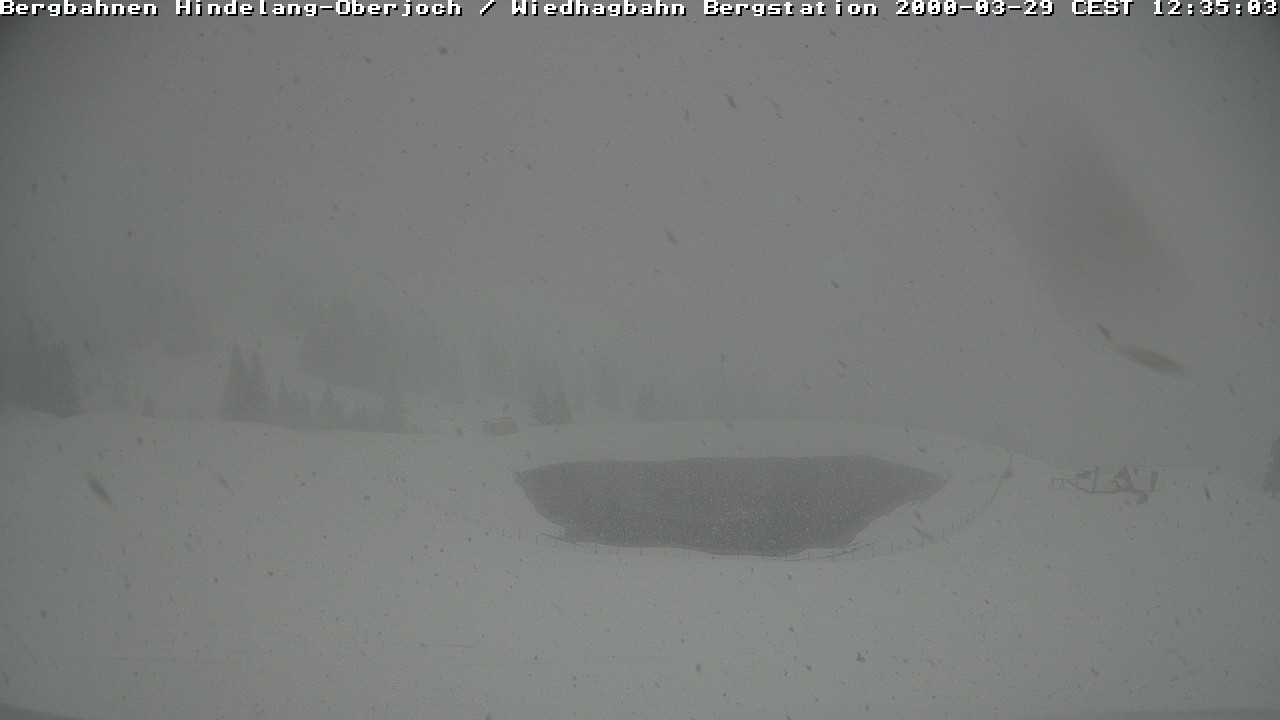 Archiv Foto Webcam Bad Hindelang - Bergstation Wiedhag Alpe