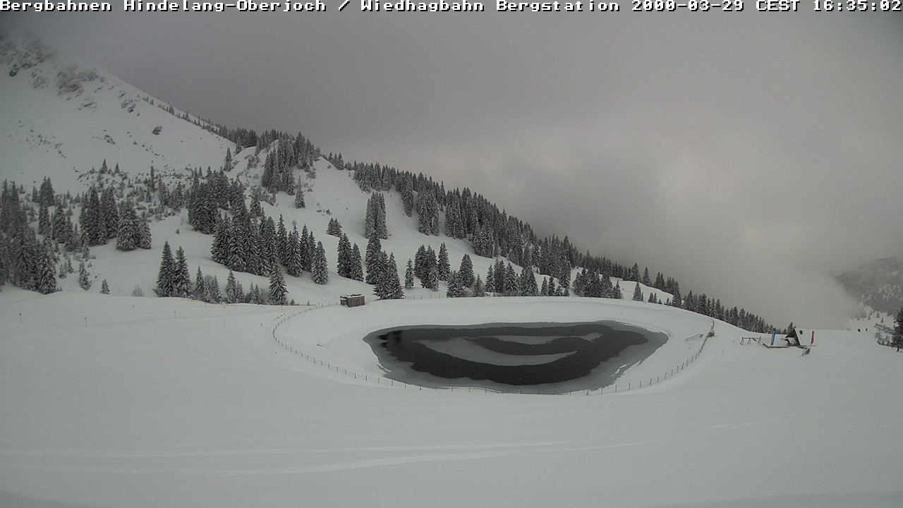 Archiv Foto Webcam Bad Hindelang - Bergstation Wiedhag Alpe
