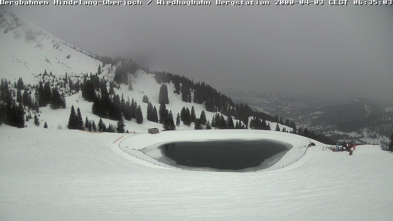Archiv Foto Webcam Bad Hindelang - Bergstation Wiedhag Alpe