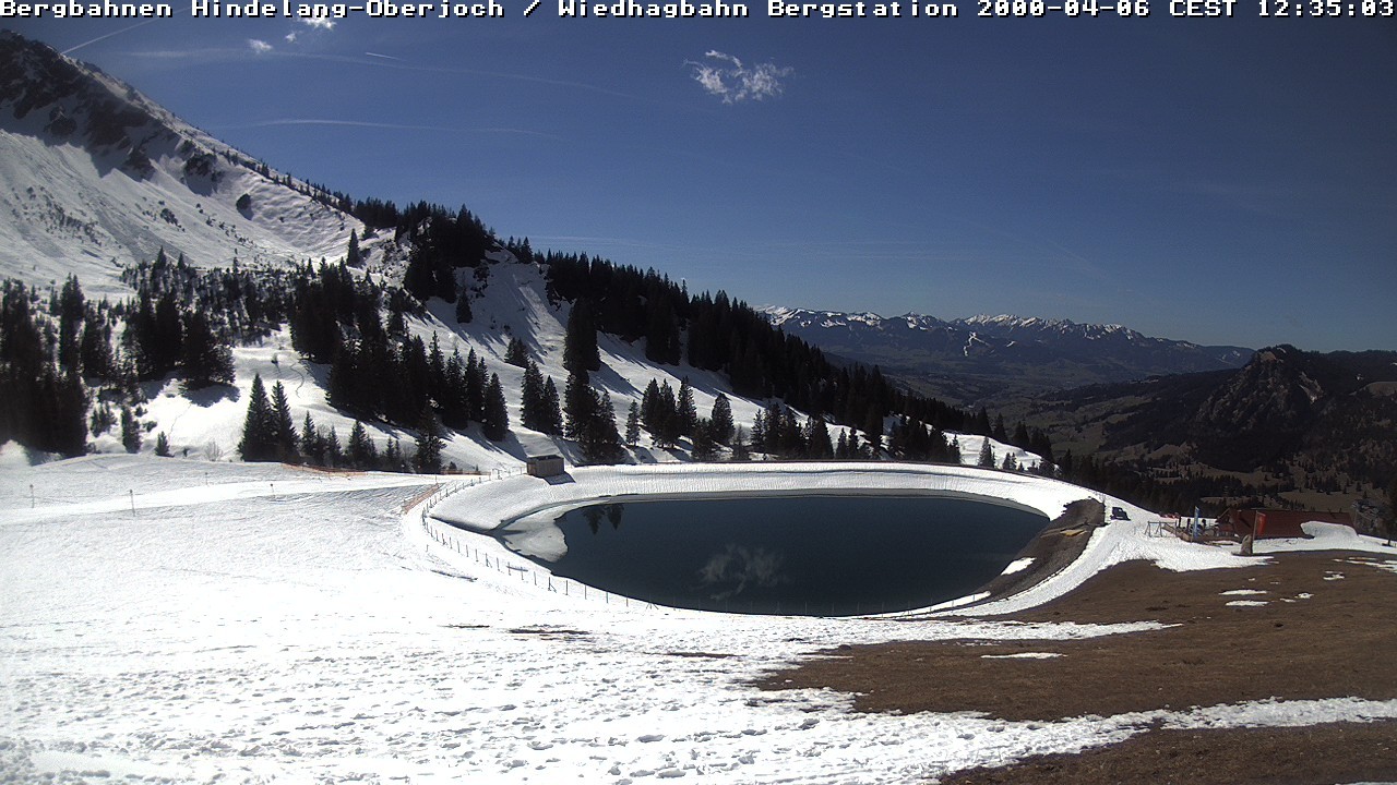 Archiv Foto Webcam Bad Hindelang - Bergstation Wiedhag Alpe