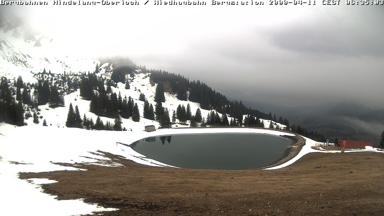 Archiv Foto Webcam Bad Hindelang - Bergstation Wiedhag Alpe