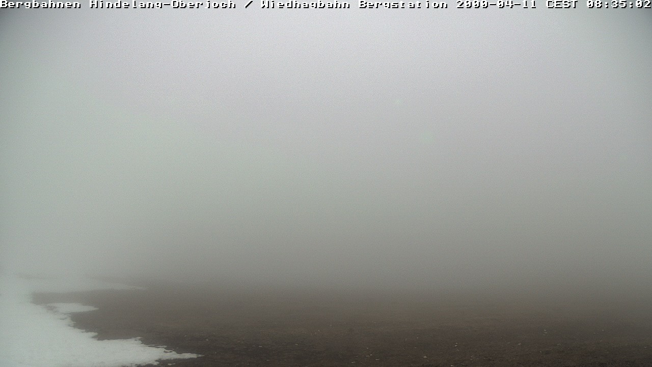 Archiv Foto Webcam Bad Hindelang - Bergstation Wiedhag Alpe