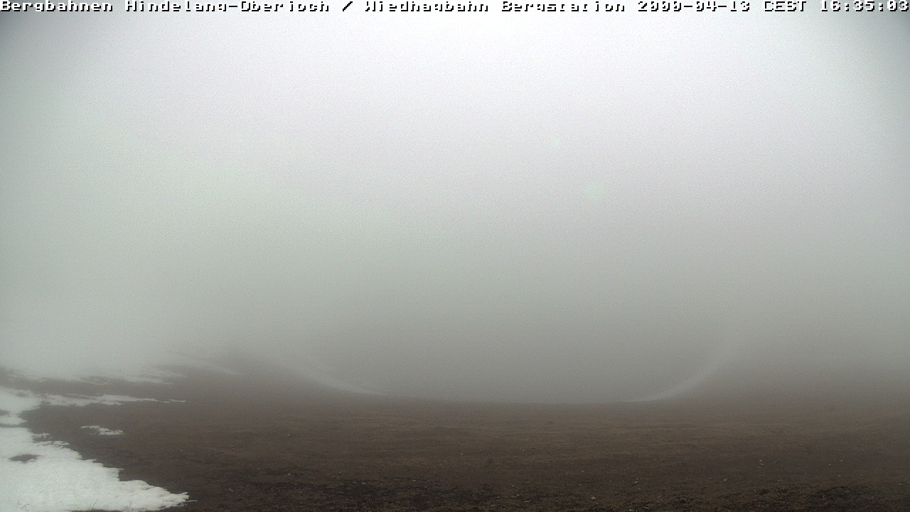 Archiv Foto Webcam Bad Hindelang - Bergstation Wiedhag Alpe