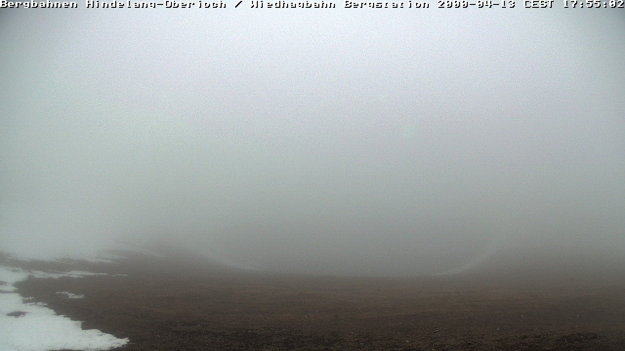 Archiv Foto Webcam Bad Hindelang - Bergstation Wiedhag Alpe