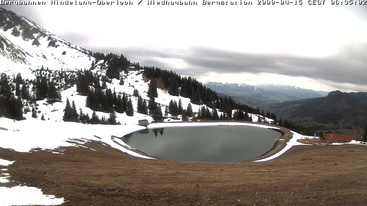 Archiv Foto Webcam Bad Hindelang - Bergstation Wiedhag Alpe