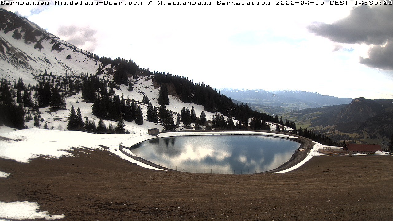 Archiv Foto Webcam Bad Hindelang - Bergstation Wiedhag Alpe