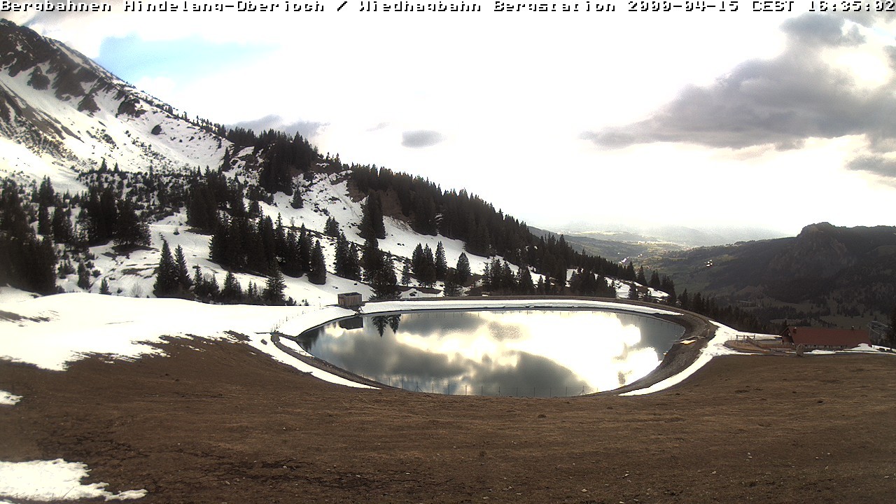 Archiv Foto Webcam Bad Hindelang - Bergstation Wiedhag Alpe