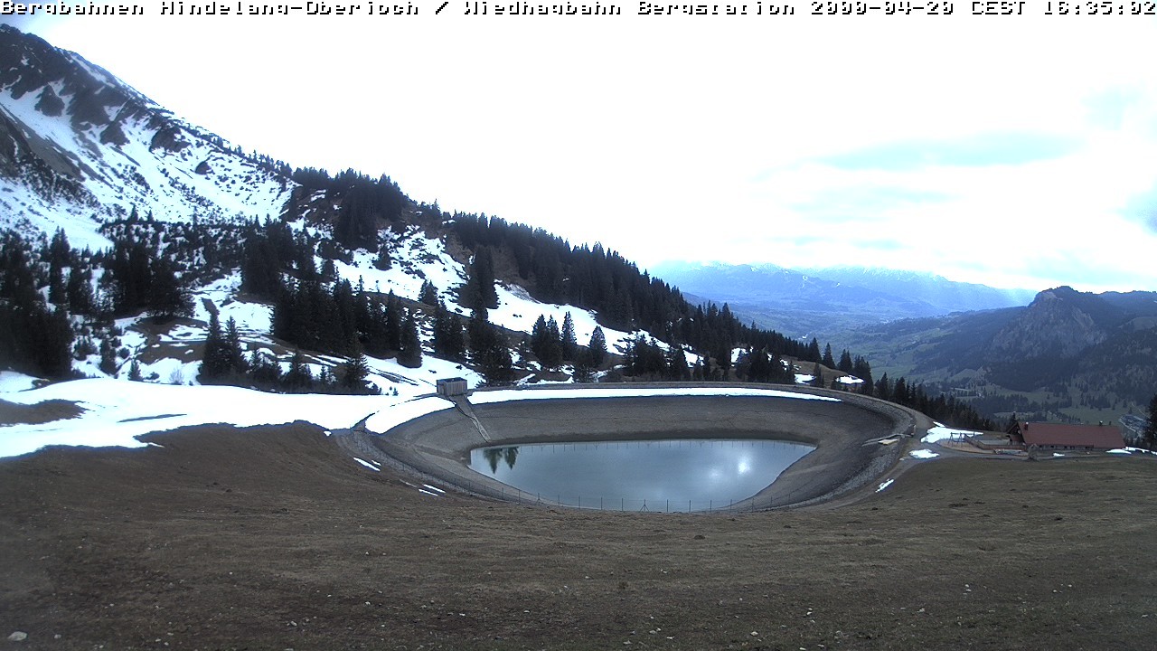 Archiv Foto Webcam Bad Hindelang - Bergstation Wiedhag Alpe