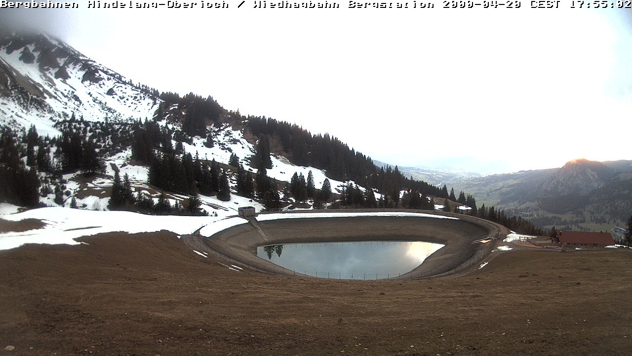 Archiv Foto Webcam Bad Hindelang - Bergstation Wiedhag Alpe