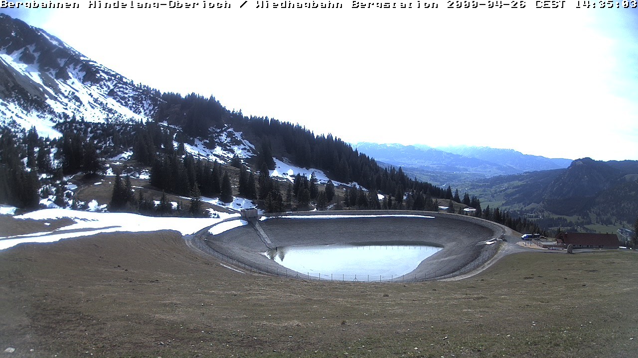 Archiv Foto Webcam Bad Hindelang - Bergstation Wiedhag Alpe
