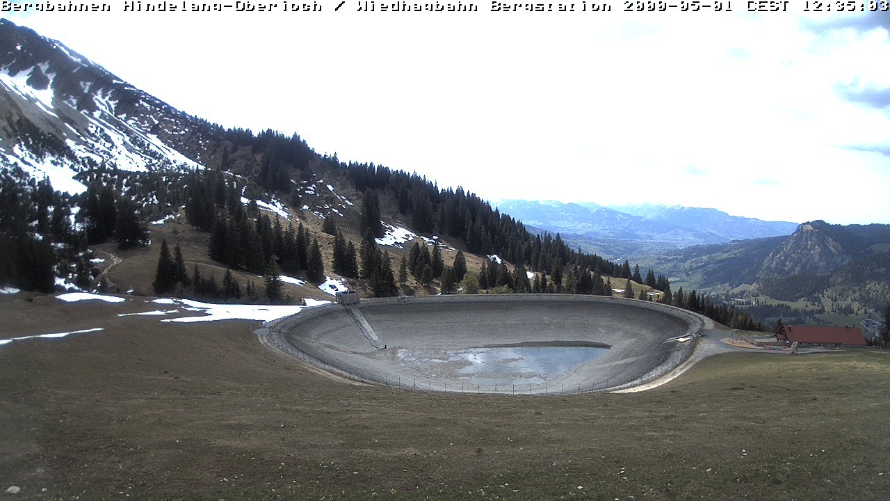 Archiv Foto Webcam Bad Hindelang - Bergstation Wiedhag Alpe