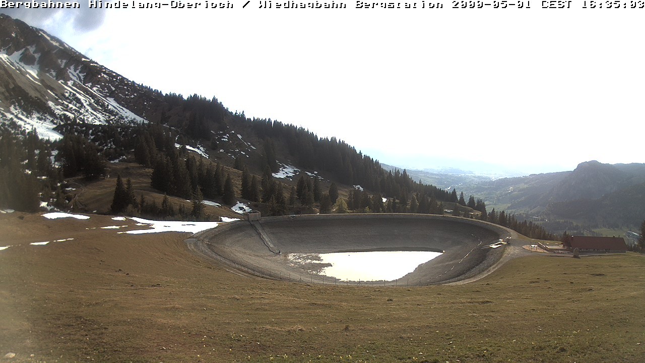 Archiv Foto Webcam Bad Hindelang - Bergstation Wiedhag Alpe
