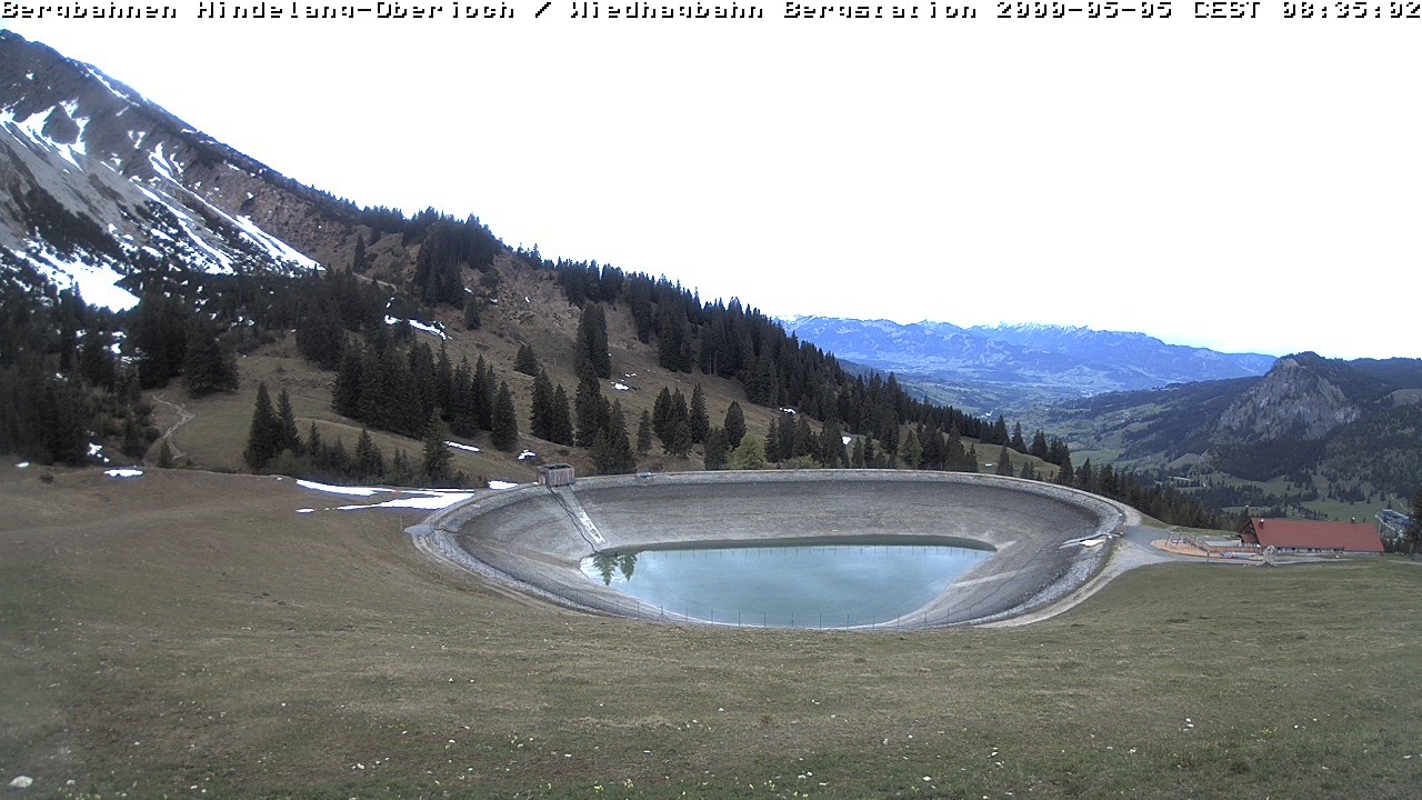 Archived image Webcam Bad Hindelang - Wiedhag Alp top station