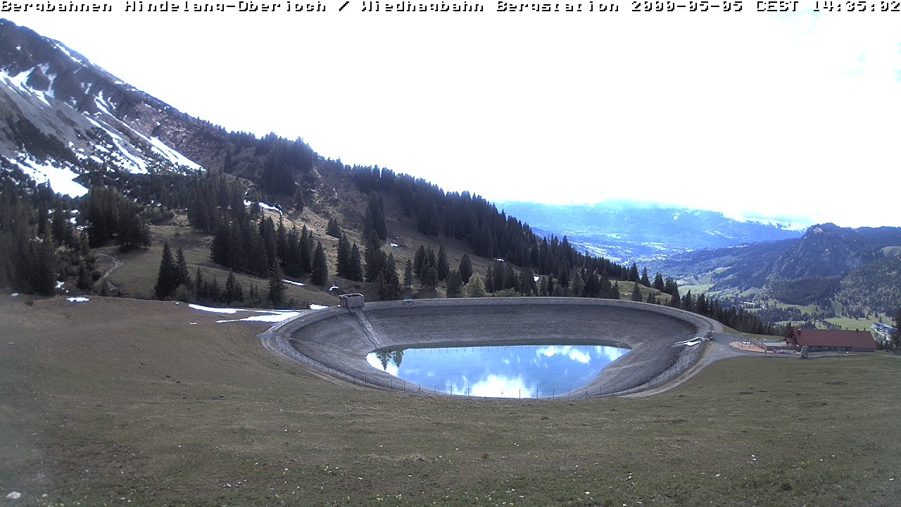 Archived image Webcam Bad Hindelang - Wiedhag Alp top station